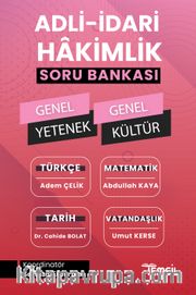 Adli-İdari Hakimlik Genel Yetenek - Genel Kültür Soru Bankası