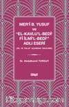 Mer‘î b. Yusuf ve “el-Kavlu'l-Bedî‘ Fî İlmi'l-Bedî‘” Adlı Eseri
