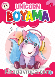 Sevimli Unicorn Boyama