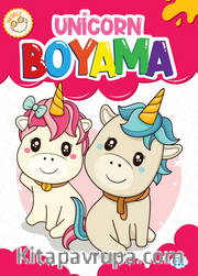 Neşeli Unicorn Boyama