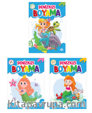 Denizkızı Boyama Seti (3 Kitap Takım)