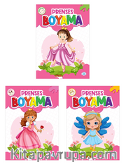 Prenses Boyama Seti (3 Kitap Takım)