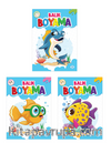 Balık Boyama Seti (3 Kitap Takım)