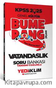 2025 KPSS Genel Kültür Bumerang Vatandaşlık Tamamı Çözümlü Soru Bankası 