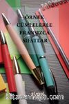 Örnek Cümlelerle Fransızca Sıfatlar
