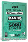 2025 KPSS ALES DGS Sayısal-Sözel Mantık Tamamı Çözümlü Soru Bankası