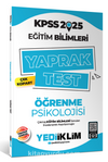 2025 KPSS Eğitim Bilimleri Öğrenme Psikolojisi Çek Kopart Yaprak Test