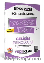2025 KPSS Eğitim Bilimleri Gelişim Psikolojisi Çek Kopart Yaprak Test