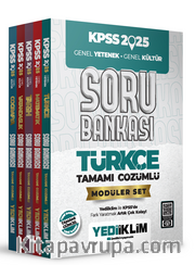 2025 KPSS Genel Yetenek Genel Kültür Tamamı Çözümlü Modüler Set Soru Bankası