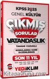 2025 KPSS Genel Kültür Lisans Vatandaşlık Konularına Göre Tamamı Çözümlü Son 11 Yıl Çıkmış Sorular