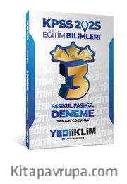 2025 KPSS Eğitim Bilimleri Tamamı Çözümlü Fasikül Fasikül 3 Yıldız Deneme