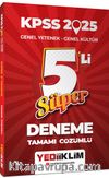 2025 KPSS Genel Yetenek Genel Kültür Tamamı Çözümlü Süper 5'li Deneme
