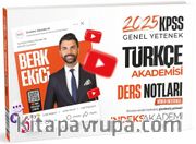 2025 KPSS Türkçe Akademisi Video Ders Notları