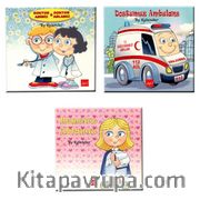 Doktor Abimiz - Doktor Ablamız Sağlık Seti (4 Kitap Set, Renkli Resimli)