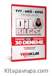 2025 KPSS MSÜ TYT Dil Bilgisi Tamamı Video Çözümlü Tüm Sınavlar için 30 Deneme