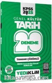 2025 KPSS Genel Kültür Tarih Tamamı Çözümlü 20 Deneme