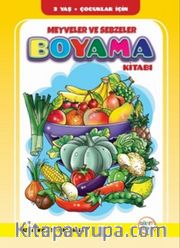 Meyveler ve Sebzeler Boyama Kitabı