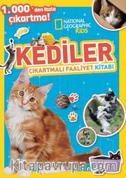 National Geographic Kids Kediler Çıkartmalı Faaliyet Kitabı