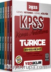 2025 KPSS Genel Yetenek Genel Kültür Konu Anlatımlı Modüler Set (5 Kitap)