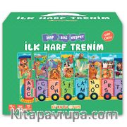 İlk Harf Trenim / Cırt Cırtlı Yapboz ve Kitap Seti