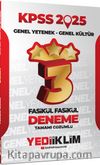 2025 KPSS Genel Yetenek Genel Kültür Tamamı Çözümlü Fasikül Fasikül 3 Yıldız Deneme