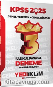 2025 KPSS Genel Yetenek Genel Kültür Tamamı Çözümlü Fasikül Fasikül 3 Yıldız Deneme