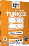 2025 KPSS Genel Yetenek Türkçe Tamamı Çözümlü 20 Deneme