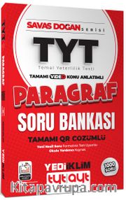 2025 TYT Savaş Doğan Serisi Tamamı Video Konu Anlatımlı ve QR Çözümlü Paragraf Soru Bankası 