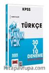 2025 KPSS Tamamı Çözümlü Türkçe 30x10 Deneme 
