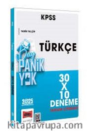 2025 KPSS Tamamı Çözümlü Türkçe 30x10 Deneme 