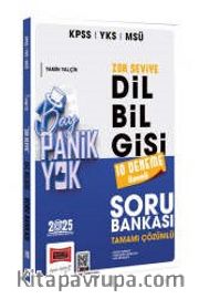 2025 KPSS YKS MSÜ Tamamı Çözümlü Panik Yok Zor Seviye Dil Bilgisi Soru Bankası (10 Deneme İlaveli) 