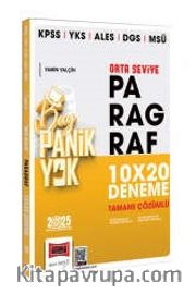 2025 KPSS YKS ALES DGS MSÜ Tamamı Çözümlü Panik Yok Orta Seviye Paragraf 10x20 Deneme 