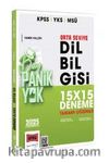 2025 KPSS YKS MSÜ Tamamı Çözümlü Panik Yok Orta Seviye Dil Bilgisi 15x15 Deneme 