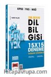 2025 KPSS YKS MSÜ Tamamı Çözümlü Panik Yok Zor Seviye Dil Bilgisi 15x15 Deneme 