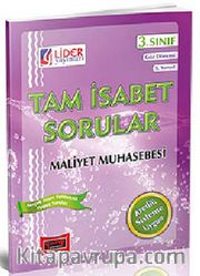 Tam İsabet Sorular Maliyet Muhasebesi 3. Sınıf 5. Yarıyıl