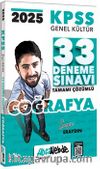 2025 KPSS Genel Kültür Coğrafya Tamamı Çözümlü 33 Deneme Sınavı