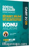 2025 ÖABT Sosyal Bilgiler Öğretmenliği Siyaset Bilimi Diğer Sosyal Bilim Alanları ve Alan Eğitimi Konu Anlatımı 