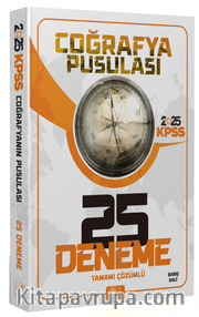 2025 KPSS Coğrafya Pusulası Tamamı Çözümlü 25 Deneme