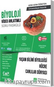 TYT-AYT Biyoloji Video Anlatımlı Soru Fasikülü <br /> Yaşam Bilimi Biyolojisi Hücre ve Canlılar Dünyas