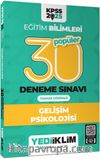 2025 KPSS Eğitim Bilimleri 30 Popüler Öğrenme Psikolojisi Tamamı Çözümlü Deneme Sınavı 