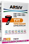 Son 7 Yıl TYT Arşiv Serisi Tıpkı Basım Fasikül Fasikül Çıkmış Sorular Tamamı Video Çözümlü