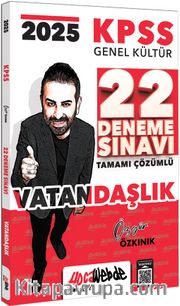 2025 KPSS Genel Kültür Vatandaşlık Tamamı Çözümlü 22 Deneme Sınavı