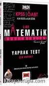 2024 KPSS  ÖABT Lise Matematik Öğretmenliği Yaprak Test