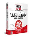 2025 KPSS Genel Yetenek - Genel Kültür Tek Kitap Konu Anlatımlı