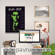 2025 Takvimli Poster - Yazarlar - Franz Kafka