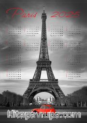 2025 Takvimli Poster - Şehirler - Paris
