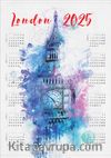 2025 Takvimli Poster - Şehirler - London Big Ben