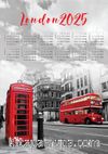 2025 Takvimli Poster - Şehirler - London