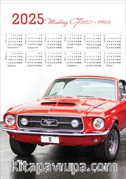 2025 Takvimli Poster - Arabalar - Mustang