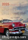 2025 Takvimli Poster - Arabalar - Chevrolet